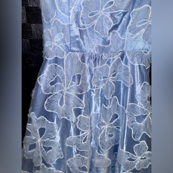 Say Yes to the Prom Floral Embroidered Gown - Picture 6 of 9